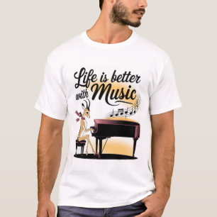 gazelle piano T-Shirt