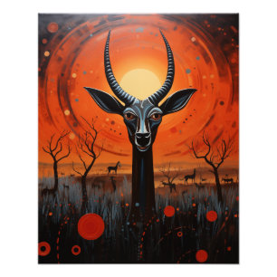 Gazelle - Two Suns in the Sunset Photo Print