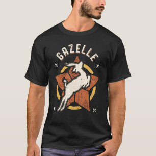 Gazelle Vintage Retro Classic Animal T-Shirt