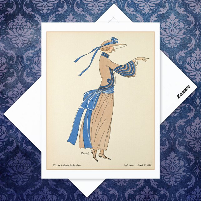 Gazette Bon Tonne Soeurs French Fashion Postcard (Creator Uploaded)