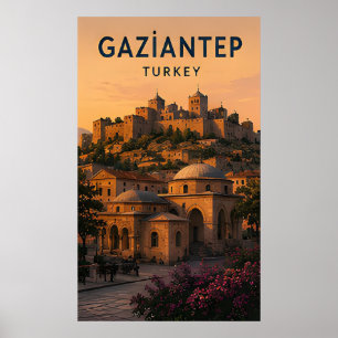 🏰 Gaziantep Turkey Historic Castle And Old City Poster