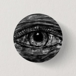 Gazing Eye 3 Cm Round Badge