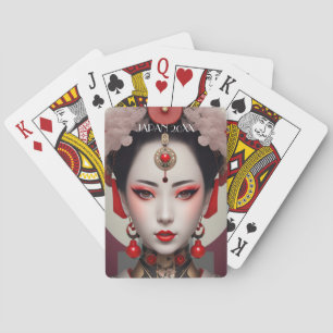 Gazing Geisha Playing Cards