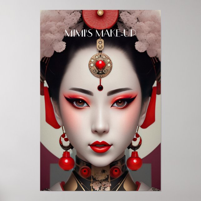 Gazing Geisha Poster (Front)