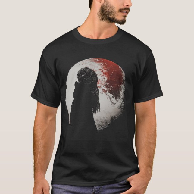 Gazing Pluto T-Shirt (Front)