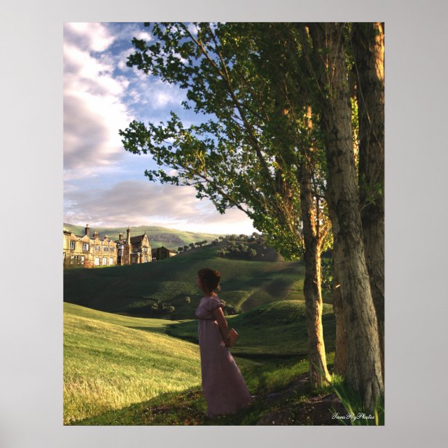 Gazing Upon Pemberley print (Front)