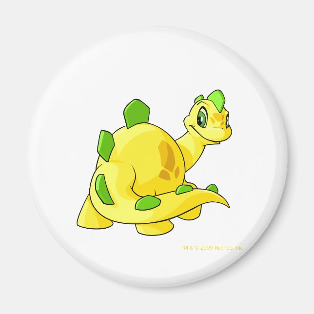 Gazing yellow Chomby Magnet (Front)