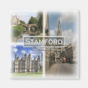 GB0141 Europe, England, Stamford, Fridge Magnet