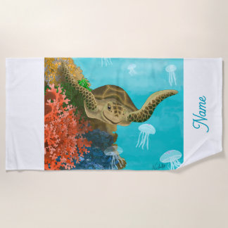 GB Beach Towel Sea Turtle