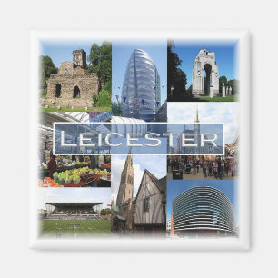GB * England - Leicester - Mosaic Magnet