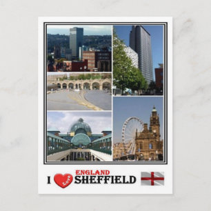 GB England - Yorkshire Sheffield - Postcard
