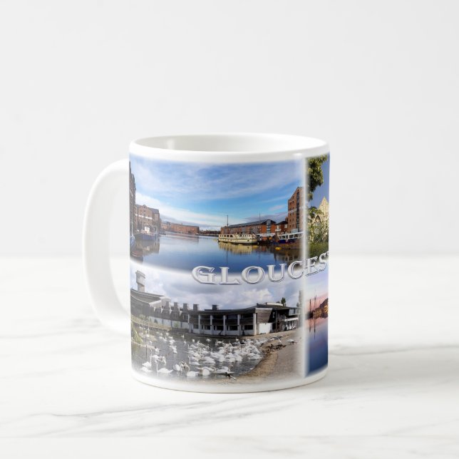 GB Gloucester - National Waterways Museum - Coffee Mug (Front Left)