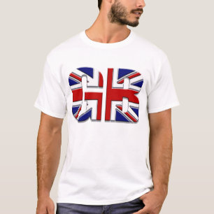 GB Great Britain British flag Union Jack pride T-Shirt