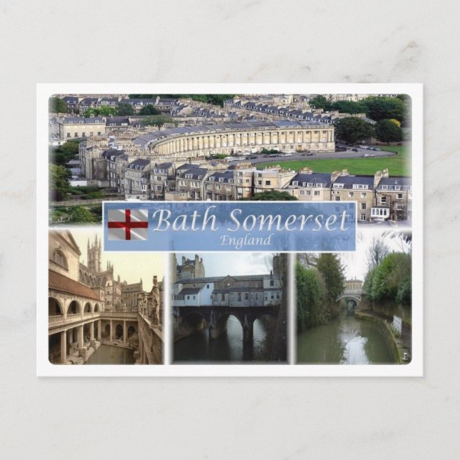 GB United Kingdom - England - Bath Somerset - Postcard (Front)