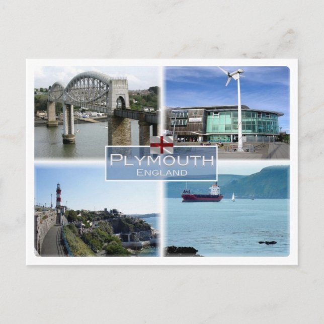 GB United Kingdom - England - Plymouth - Postcard (Front)