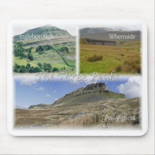 GB United Kingdom - England - The Three Peaks - Mouse Pad
