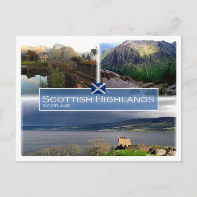 GB United Kingdom - Scotland - Scottish Highlands Postcard (Front)