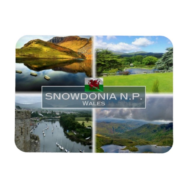 GB United Kingdom - Wales - Snowdonia N.P. - Magnet (Horizontal)
