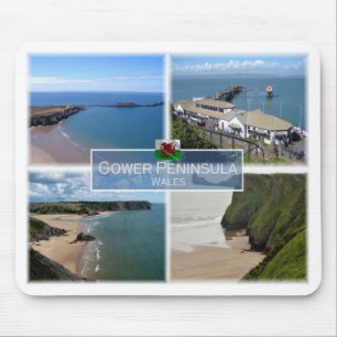 GB United Kingdom - Wales - The Gower Peninsula - Mouse Pad