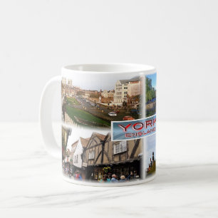 GB York ^ Walls and Minster - River Ouse - Shamble Coffee Mug