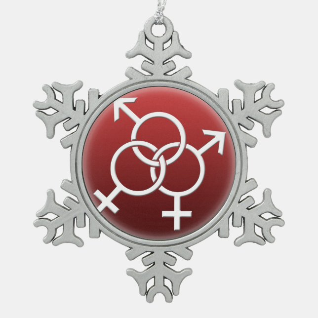 GBLT Pride Ornament Personalised Gay Love Gifts (Front)