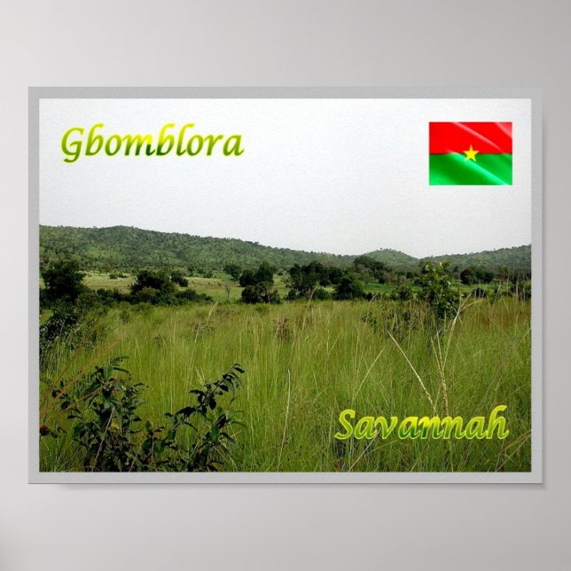 Gbomblora - Savannah - Poster (Front)
