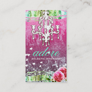 GC Adore Vintage Exquiste Gold Metallic Business Card