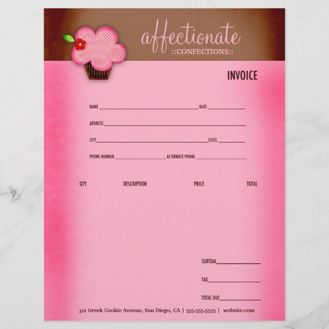 GC Affectionate Confections Letterhead (Front)