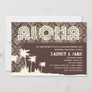 GC Aloha Luau Palm Pier Invitation