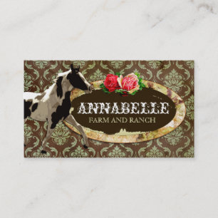 GC   "AnnaBelles" Horse Ranch Business Card