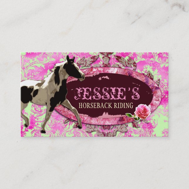GC "AnnaBelles" Horse Ranch Business Card (Front)