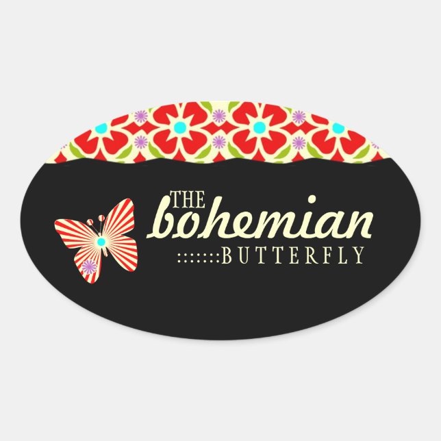 GC | Bohemian Butterfly Stickers (Front)