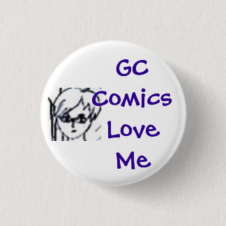GC Comics Love Me 3 Cm Round Badge