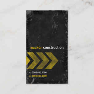 GC   CONSTRUCTION MACKDADDY BUSINESS CARD