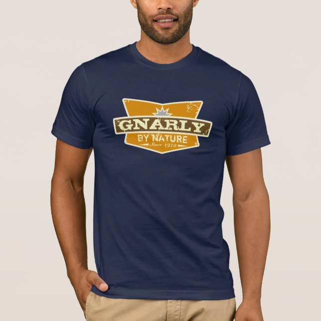 GC | Customisable 1 | Gnarly by Nature Navy T-Shirt (Front)
