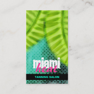 GC   Miami Heat Wave Grunge Pink Business Card