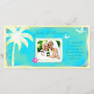 GC Paradise Found Wedding Announcement