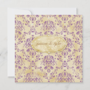 GC   Sweet Cookie Invitation   Plum