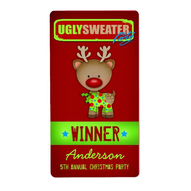 GC Ugly Sweater Wine Label Winner (Front)