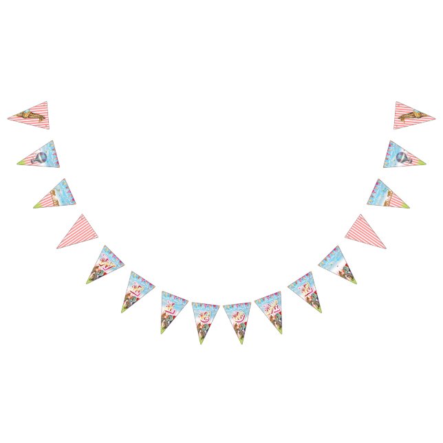 GC VINTAGE CIRCUS WELCOME BANNER (All)