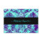 GC Vintage Turquoise & Purple Damask RSVP