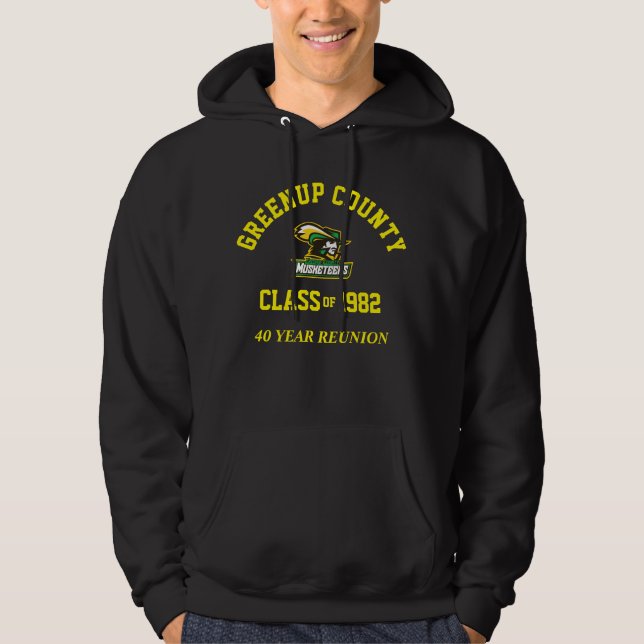 GCHS 82 reunion hoodiet black Hoodie (Front)