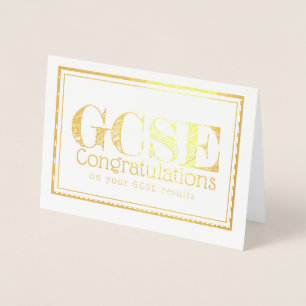 GCSEs congratulations card