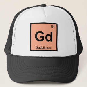 Gd - Gadolinium Chemistry Periodic Table Symbol Trucker Hat