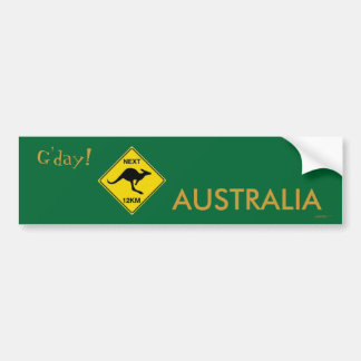 G'DAY AUSTRALIA Bumper Sticker