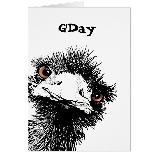 G'Day - Emu (Front)