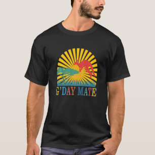 G'day Mate Australian Animals Kangaroo  Aussie Sym T-Shirt