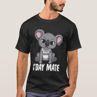 G'Day Mate Australian Kawaii Koala Australia Land  T-Shirt