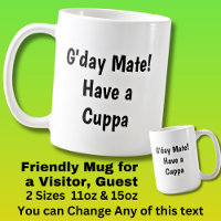 G'day Mate! Have a Cuppa - Aussie Australian
