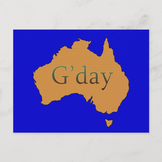 G'day Postcard (Front)